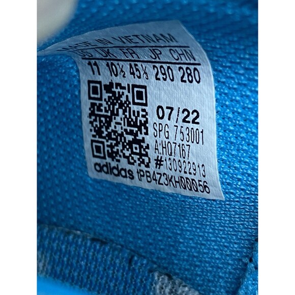 Adidas Patrick Mahomes 1 Impact FLX Shoes Men Size 11 Sky Rush Blue White HQ7167 - Picture 6 of 7